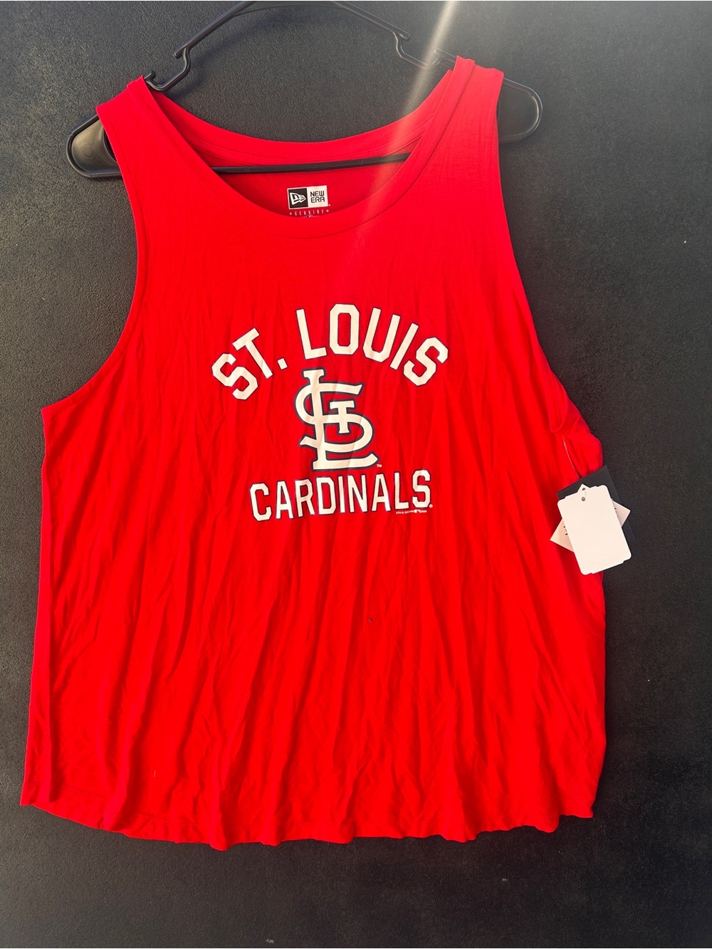 New Era Red St. Louis Cardinals Tank New with tags mens size XL #499